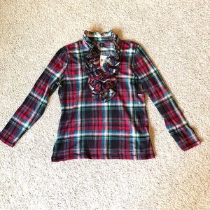 Lauren Plaid Top
